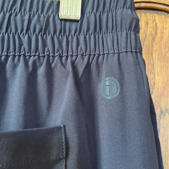 T byTalbots Women's Navy Drawstring Waist Stretch Pants - Picture 7 of 11